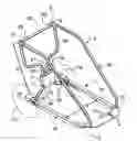 Fig. 01 - Child carrier frame with folding system