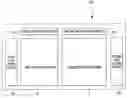 Fig. 01 - Flat panel display for displaying screens at both sides