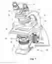 Fig. 02 - Releasable/interchangeable fine focus knob for a microscope