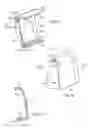 Fig. 02 - Skirting duct angle accessory comprising two flaps assembled together at an angle