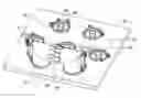 Fig. 01 - Patch panel latching and holding mechanism apparatus and method