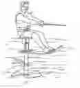 Fig. 01 - Extruded strut, fuselage and front wing assembly for towable hydrofoil