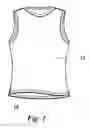 Fig. 02 - Performance sports garments formed from single layer double-faced performance warp knit fabric and method of making same