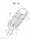 Fig. 11 - Method of making an inductor coil unit including steps of pouring resin between frames, and said coil unit