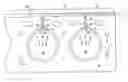 Fig. 01 - Multi-layer steel cylinder head gasket with integrated pressure sensor