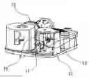 Fig. 01 - Inventive structure of spring driving musical movement reduction device