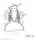 Fig. 07 - Cap device for mixing different kinds of materials separately contained therein and in bottle