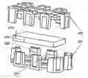 Fig. 01 - Flexible interlocking-column packaging assembly