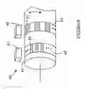 Fig. 06 - Encoder utilizing a reflective cylindrical surface