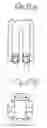 Fig. 12 - Energy efficient compact fluorescent reflector lamp
