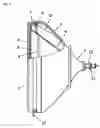 Fig. 02 - Cathode ray tube having specific panel dimensions