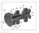 Fig. 01 - Feed assembly for multi-beam antenna with non-circular reflector, and such an assembly that is field-switchable between linear and circular polarization modes