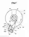 Fig. 08 - Using eddy-currents for releasing actuator suspension assembly of rotary disk storage device
