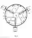 Fig. 04 - Light beam projector with filter set rotating on its own axis