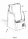 Fig. 02 - Battery and ink charging stand for mobile communication device having an internal printer