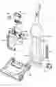 Fig. 01 - Floor care appliance with filter cleaning system