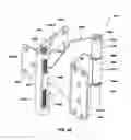 Fig. 49 - Vertical and horizontal adjustable hinge assembly