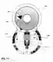 Fig. 09 - Compass-based indicator with magnetic shielding