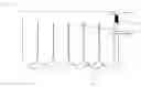 Fig. 01 - Device for maintaining window coverings or vertically hanging flexible panels
