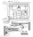 Fig. 07 - System for mounting, accessing, moving and folding away articles under a downwardly facing surface