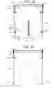 Fig. 11 - System for mounting, accessing, moving and folding away articles under a downwardly facing surface