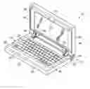 Fig. 01 - Electronic device with improved hinge