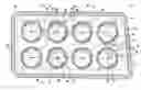 Fig. 01 - Vehicle headlight including a plurality of led lighting device units