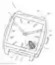 Fig. 01 - Clockwork movement for a wristwatch