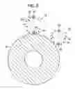 Fig. 08 - Developing apparatus with two toner-supplying bodies that periodically coact