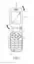 Fig. 08 - Hinge device for mobile phone having rotation type display