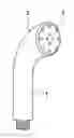 Fig. 01 - Multi-purpose kitchen pull-out faucet