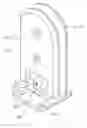 Fig. 01 - Adjustable hinge for assembling a non-frame plate glass of a bathroom