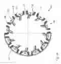 Fig. 22 - Segment of a sensor-supporting element for a scraper-type device