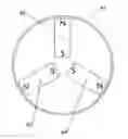 Fig. 01 - Arrow support by magnetic levitation