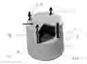 Fig. 02 - Plastic encapsulated tangential flow filter device and methods for making same