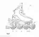 Fig. 07 - In-line roller skate with vibration absorption system