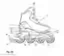 Fig. 09 - In-line roller skate with vibration absorption system