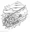 Fig. 01 - Wafer container and door with cam latching mechanism