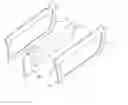 Fig. 01 - Non-handed plastic sunvisor