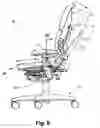 Fig. 07 - Back construction for seating unit having spring bias