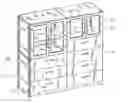 Fig. 01 - Sectional cabinet