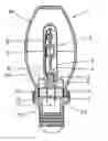 Fig. 01 - Holding device for fixing a lamp bulb and associated lamp