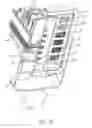 Fig. 17 - Pagewidth printhead with flexible ink delivery extrusion