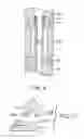 Fig. 03 - Adjustable light fixture mounting assembly