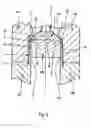 Fig. 04 - Projector comprising a glass lens and a plastic lens support and tool for overmoulding the support of the lens