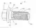 Fig. 01 - Helical groove fasteners and methods for making same