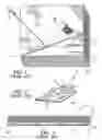 Fig. 02 - Adhesive-coated, contamination-control mat assembly having new and improved tab means for facilitating the separation of the underlying base release sheet