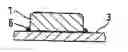 Fig. 01 - Retaining or fixing element with an adhesive surface for sticking to a support surface