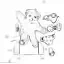 Fig. 01 - Toy with sticky layer