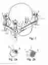 Fig. 02 - Device comprising a pin support member and insulation means for fixation to a patients skull during neurological diagnosis, and a method for assembling said device